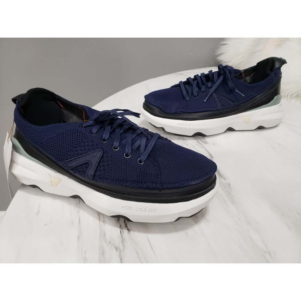 NEW ACBC FLYKNIT PLATFORM Sneakers SIZE 7 / EURO 38 y2k deadstock navy blue